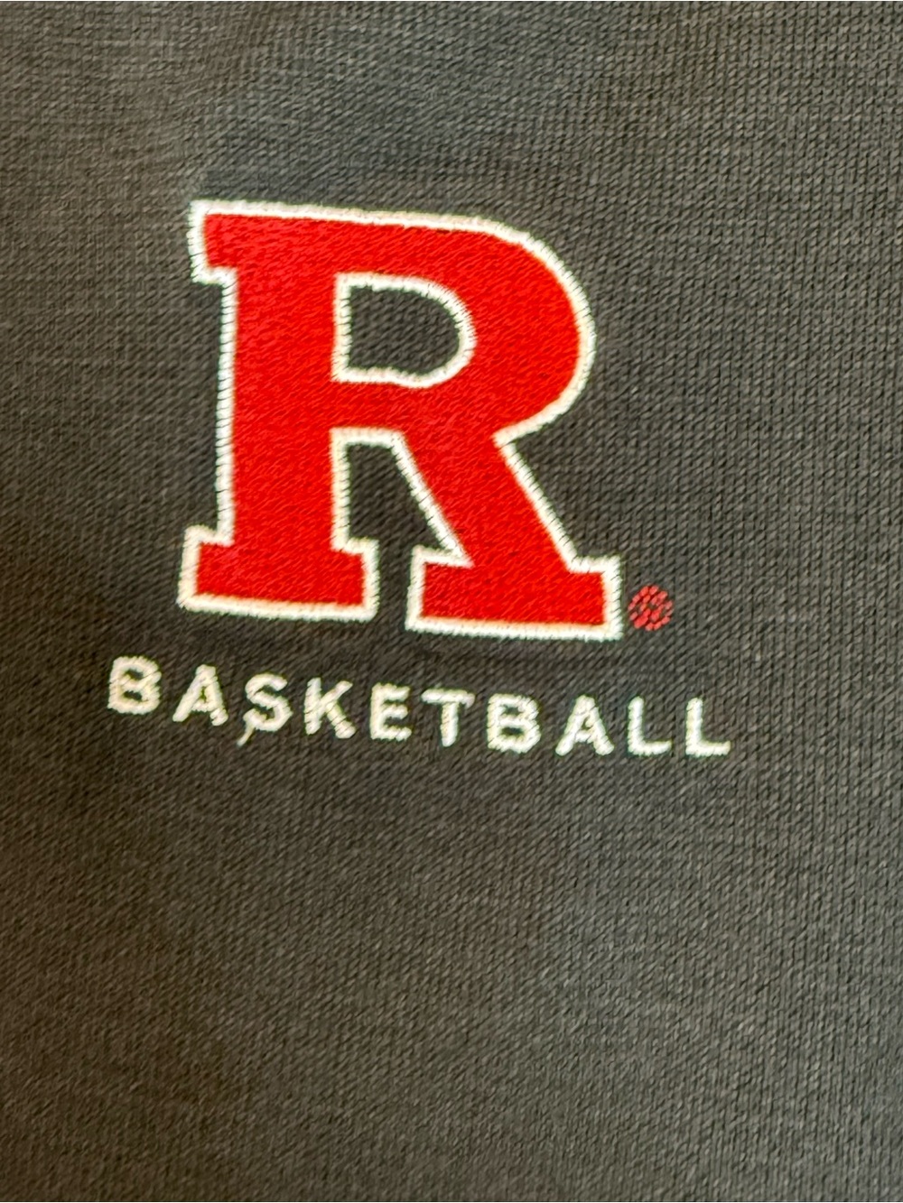 Adidas Rutgers Scarlet Knights Basketball Full Zip Hoodie Jacket Black Men’s XL - Picture 3 of 13